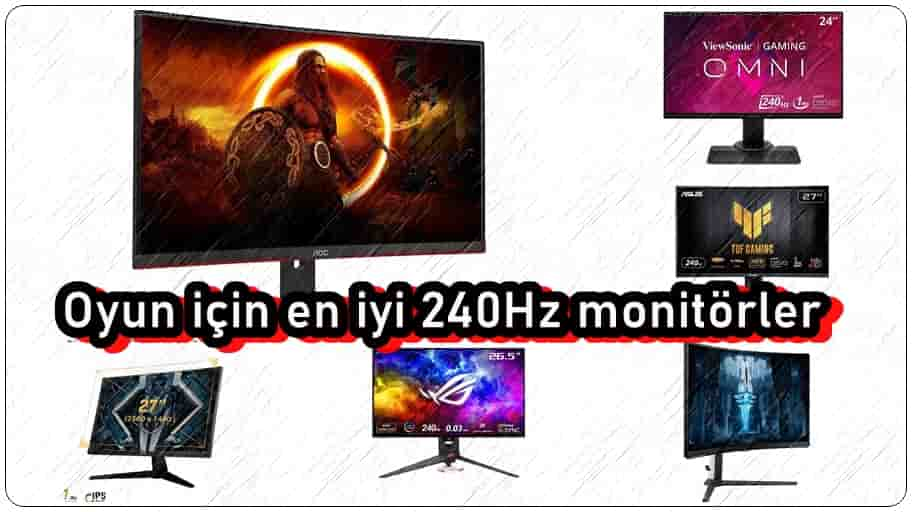 Oyun için En iyi 6 240Hz Monitör Önerisi