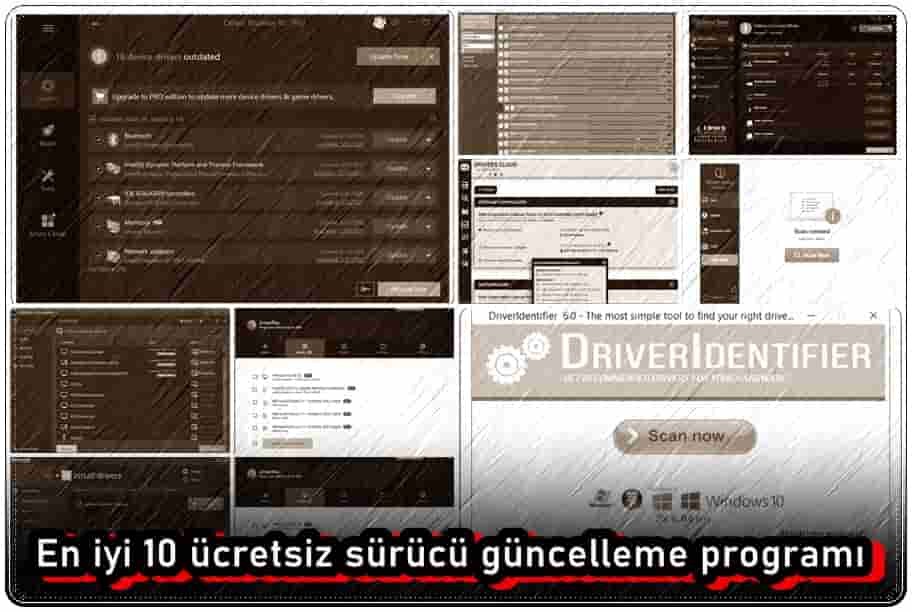 En İyi 10 Ücretsiz Sürücü Güncelleme Programı