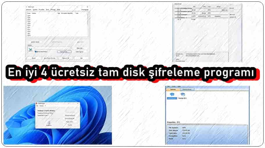 En İyi 4 Ücretsiz Tam Disk Şifreleme Programı