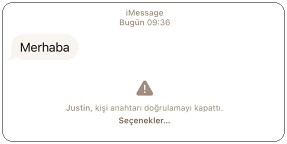 iMessage Kişi Anahtarı Doğrulaması Nedir, Nasıl Kullanılır?